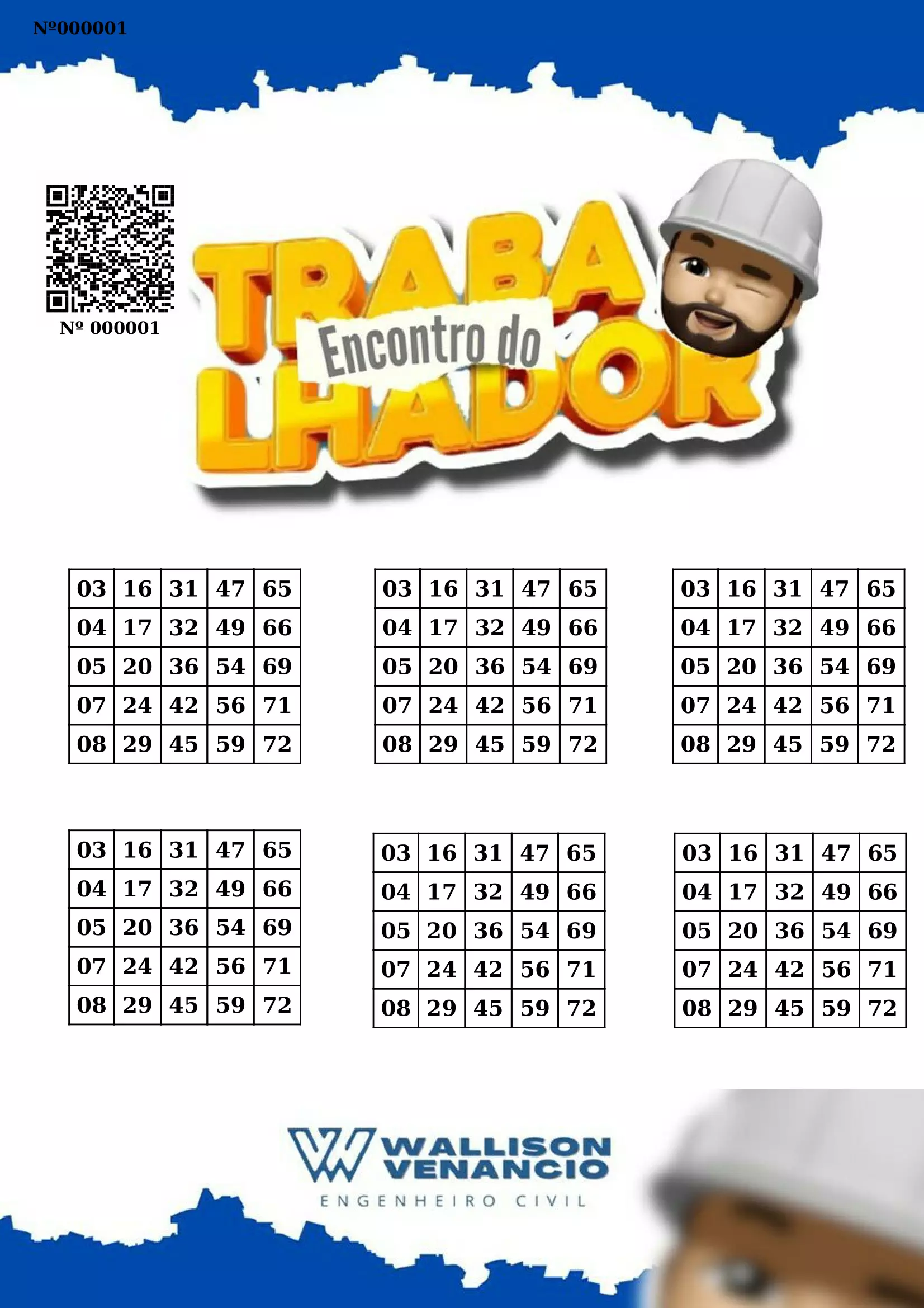 exemplo de bingo